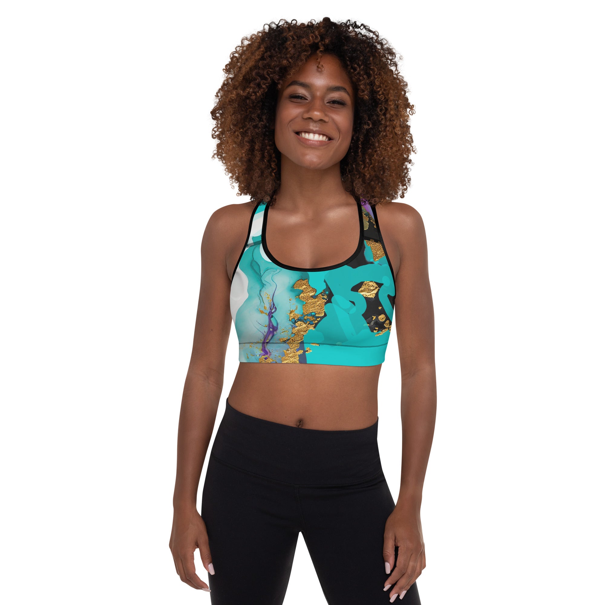 Gym Top for Women. Sports Bra. Fitness top or Dance top. Yoga top or bra for pilates. Artz by WickedYo.